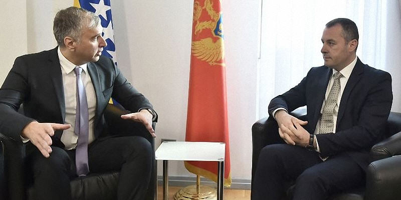 Potpredsjednik Šćekić razgovarao sa ambasadorom Bosne i Hercegovine Branimirom Jukićem